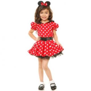 Toddler Miss Mouse Costume Toddler 2T   4T: Clothing