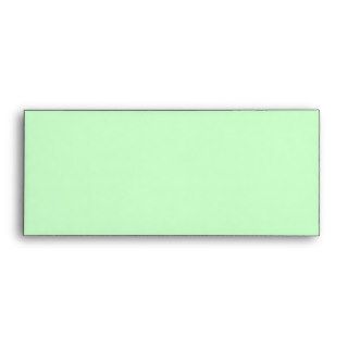 Blank Custom #9 Mint Green Check Envelopes
