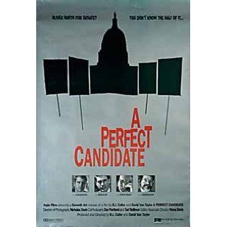 A Perfect Candidate 1996 Original USA One Sheet Movie Poster R.J. Cutler Don Baker: Don Baker, Mark Goodin, Mark Merritt, Bill Clinton: Entertainment Collectibles