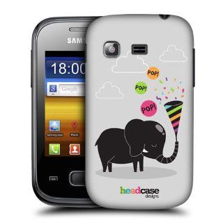Head Case Designs Party Popper Elephant Party Animals Hard Back Case Cover for Samsung Galaxy Pocket S5300: Cell Phones & Accessories