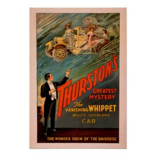 Thurston's Vanishing Whippet Willys Overland Print