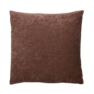 Brown large chenille cushion