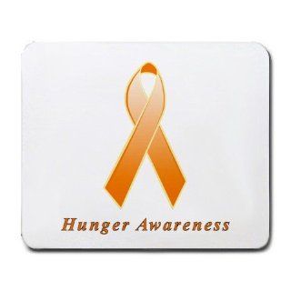 Hunger Awareness Ribbon Mouse Pad : Office Products