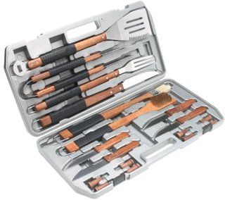 Mr. Bar B Q 18 Piece Stainless Steel Grill Tool Set : Barbecue Tool Sets : Patio, Lawn & Garden