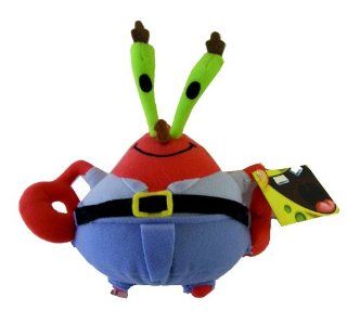 Spongebob Squarepants 's friend Mr. Krabs plush doll toy   16in Mr. Krabs Stuffed animal: Toys & Games