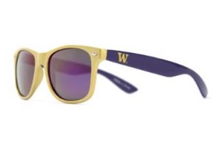 Society43 NCAA Sunglasses   Washington Huskies Gold Purple Wayfarer Style: Shoes