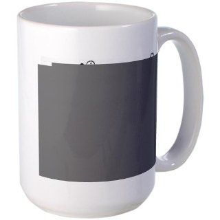 CafePress BURGLAR PROOF MIND Large Mug Large Mug   Standard: Kitchen & Dining