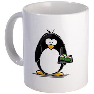 Sushi Penguin Mug Mug by CafePress: Kitchen & Dining
