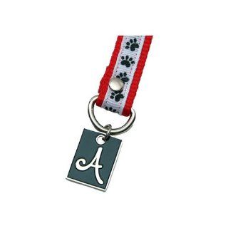 Dog Paw Print Letter A Pet Lover Charming KEYper Keychain : Key Tags And Chains : Office Products