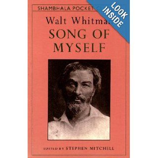 SONG OF MYSELF (Shambhala Pocket Classics): Walt Whitman: 9780877739500: Books