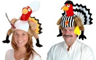Fun Thanksgiving Turkey Hats 2 Pack: Clothing