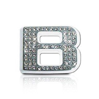 Crystal Letter B Chrome Car Emblem: Automotive