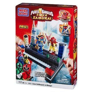 Mega Bloks Power Rangers Samurai Claw Battlezord vs Mooger: Toys & Games