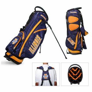 University of Illinois Fighting Illini Fairway Stand Bag : University Of Illinois Golf Bag : Sports & Outdoors