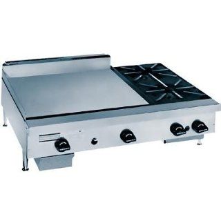 Rankin Delux RDGM 36 A 20B C Commercial Griddle   Hot Plate Combination 36" Griddle: Kitchen & Dining