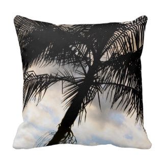 Palm Tree Throw Pillow