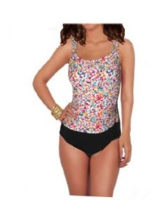 Gottex Swimwear Kaleidescope of Color Tank Swimsuit at  Womens Clothing store
