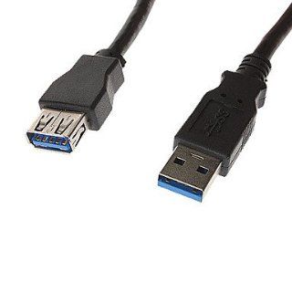 RayShop   3ft High Speed USB 3.0 1m AM to AF Extension Cable 5Gbps Transimission (Black): Electronics