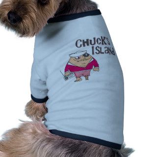 Peg Leg Sailor Pirate Beach Bum Cartoon Dog Tee Shirt