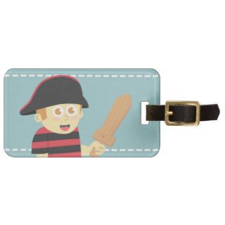 Kids Birthday Party: Cute Pirate Boy Theme Tags For Luggage