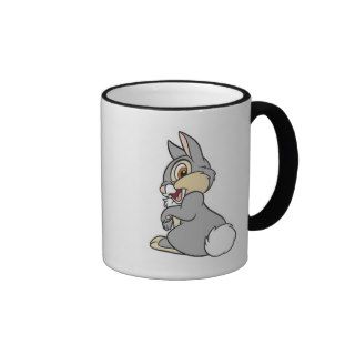 Bambi Thumper rabbit sitting Coffee Mugs