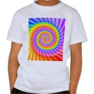 Colorful Spiral Design: Shirt
