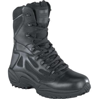 Reebok Rapid Response 6 Inch Waterproof, Insulated Zip Boot   Black, Size 13,