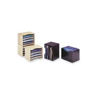Wood Stackable Literature Sorter, Five Sections, 11 5/8 x 9 1/2 x 9, Light Oak: Everything Else