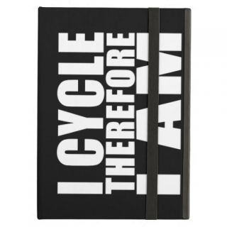 Funny Cyclists Quotes Jokes : I Cycle Therefore I iPad Covers