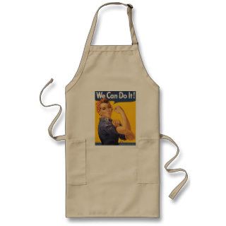 Rosie Riveter We Can Do It!    WWII Aprons