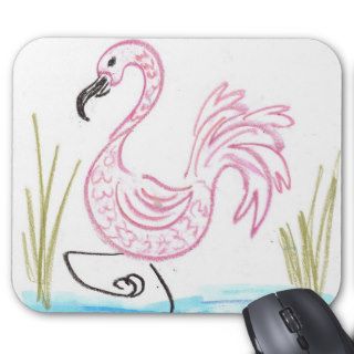 Pink Flamingo #13 Mouse Pads