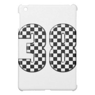 38 auto racing number iPad mini case