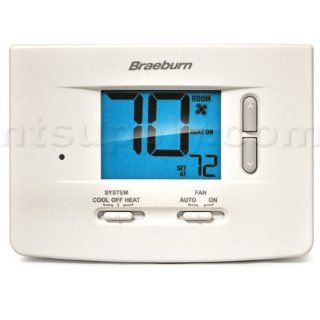 Braeburn Model 1020 1 Heat/1 Cool Non Programmable Thermostat   Programmable Household Thermostats  