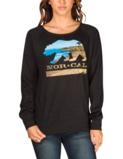 NOR CAL Beach Bear Womens Sweatshirt at  Womens Clothing store