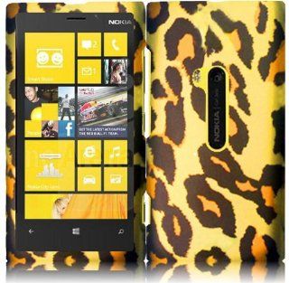 Rousing Leopard Design Hard Case Cover Premium Protector for Nokia Lumia 920 (by AT&T) with Free Gift Reliable Accessory Pen: Cell Phones & Accessories