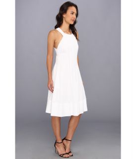 Rebecca Taylor Tuck Front Voile Dress White
