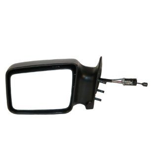 1984 1990 Dodge Caravan, Plymouth Voyager, Grand Voyager, Grand Caravan Manual Remote Cable Black paint to match Non Folding Fixed Rear View Mirror Left Driver Side (1984 84 1985 85 1986 86 1987 87 1988 88 1989 89 1990 90): Automotive