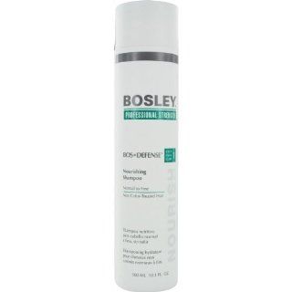 Bosley Bos Defense Nourishing Shampoo Normal To Fine Non Color Treated Hair, 10.1 Ounce : Beauty