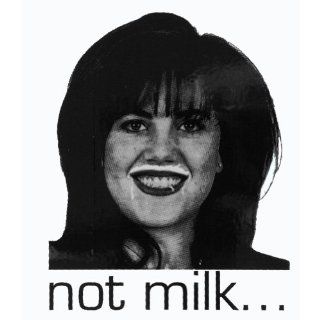 Monica Lewinsky   Not Milk Decal: Automotive