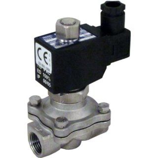 12v DC 16mm 3/8" NPT Normally Closed Stainless Steel Viton 2 Way Solenoid Valve: Everything Else