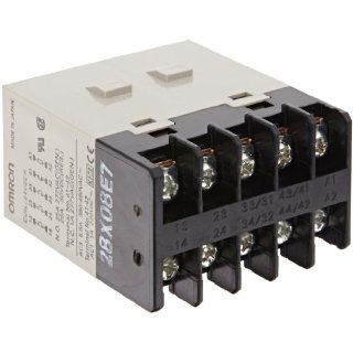 Omron G7J 3A1B BZ DC24 General Purpose Relay, Screw Terminal, W Bracket Mounting, Bifurcated Contact, Triple Pole Single Throw Normally Open and Single Pole Single Throw Normally Closed Contacts, Z 83 mA Rated Load Current, 24 VDC Rated Load Voltage: Elect