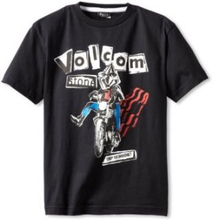 Volcom Boys 8 20 Trip To Nowhere Short Sleeve Tee Big Youth, Black, X Large: Fashion T Shirts: Clothing