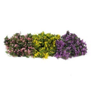 Dollhouse Miniature Pink, Yellow and Purple Garden Growies: Toys & Games