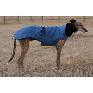 Scooter's Friends Greyhound Dog Coat, Size Large, Blue : Pet Coats : Pet Supplies