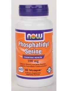 Now Foods   Phosphatidyl Serine 100 Mg 60 Vcaps: Health & Personal Care