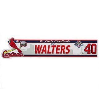 St. Louis Cardinals P.J. Walters 2010 Locker Nameplate : Sporting Goods : Sports & Outdoors