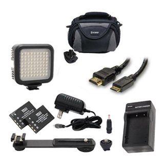JVC GZ VX815 Camcorder Accessory Kit includes: SDC 26 Case, HDMI6FM AV & HDMI Cable, LED 70 On Camera Lighting : Camera & Photo