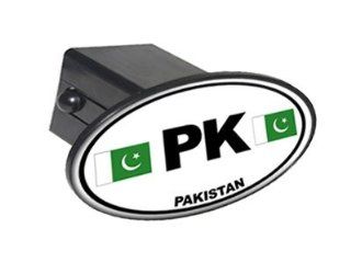 PK Pakistan Country Euro Auto Oval   2" Tow Trailer Hitch Cover Plug Insert: Automotive