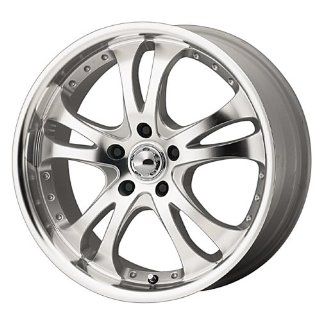 American Racing Casino AR383 Silver Wheel with Machined Face And Lip (16x7"/5x4.5"): Automotive