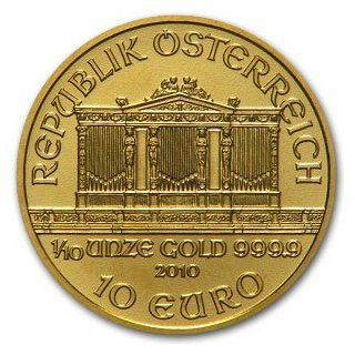 2010 Austrian Philharmonics 1/10 Once Gold Coin: Toys & Games